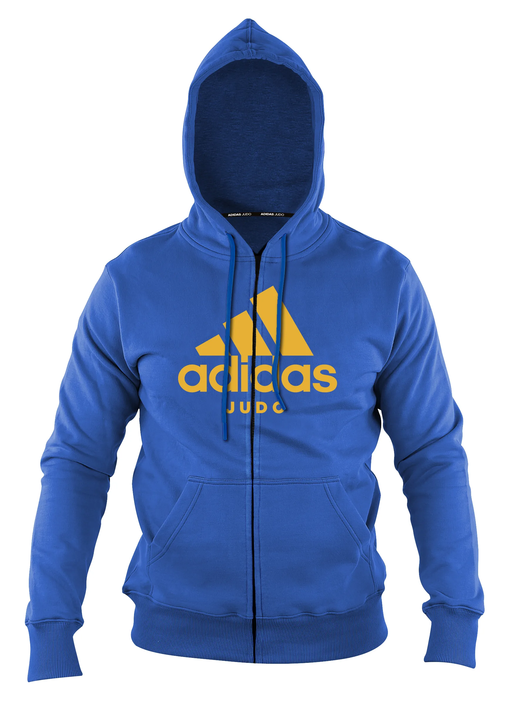 Adidas hoody met rits blauw oranje ADICJJ LBO